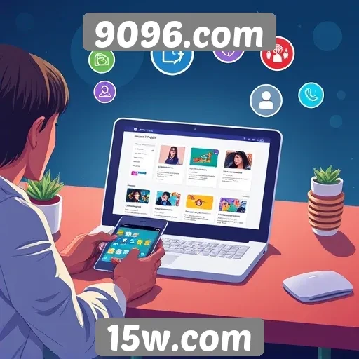 Recursos exclusivos disponíveis no 9096.com para usuários
